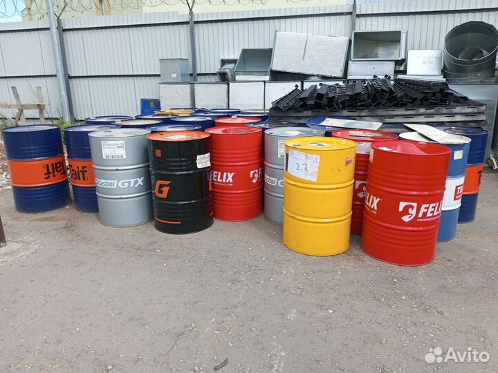 Бочка 200 л мет. из-под масла/антифриза