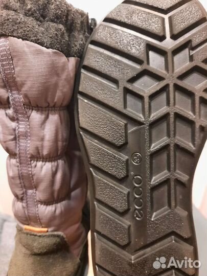 Зимние сапожки Ecco для девочки