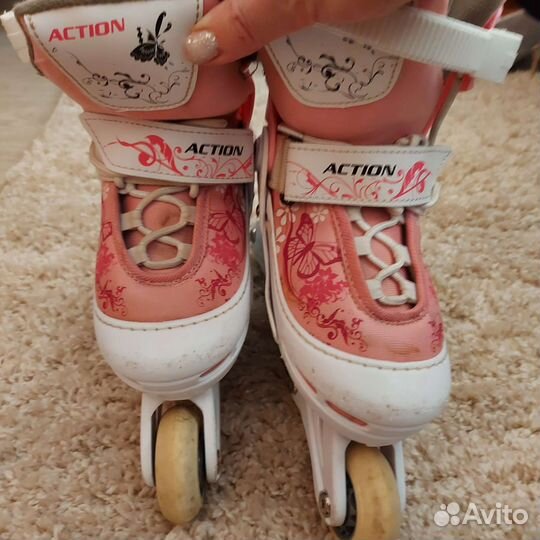 Ролики раздвижные 30- 33