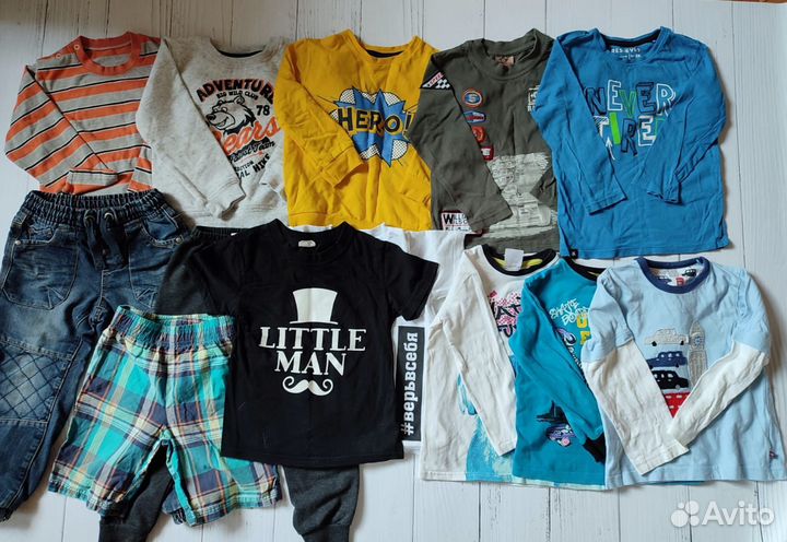 Вещи для мальчика пакетом 104-110