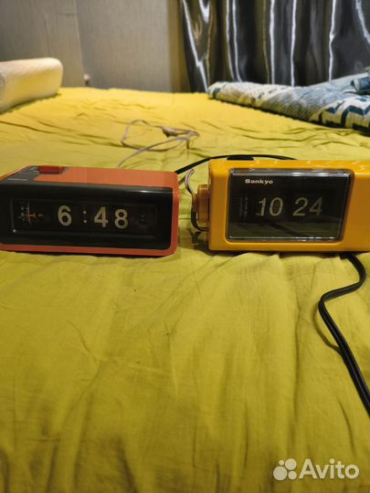 Часы flip clock National, Seiko,Sankyo