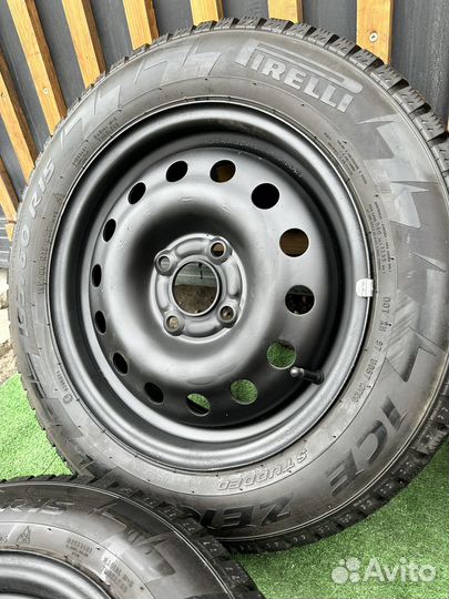 К-т колес Pirelli Ice Zero 195/60 R15 4:108, шипы