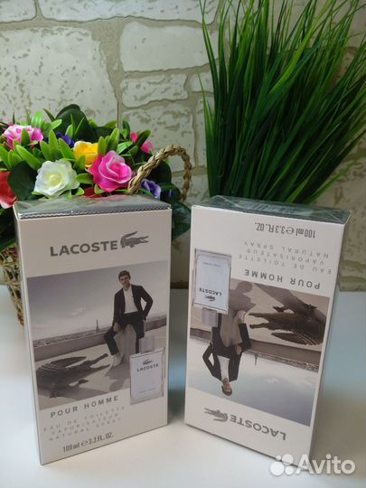 Lacoste Pour Homme, 100 ml мужская туалетная вода