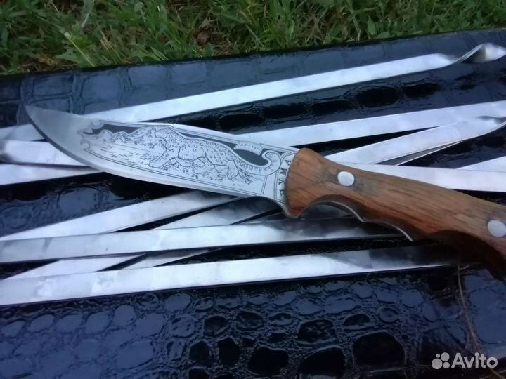 Шампура, Подарочный набор шампуров в кейсе