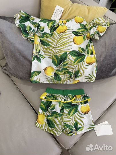 Летний новый комплект на девочку Reike