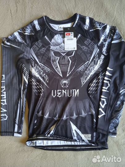 Рашгард Venum Gladiator 4.0 Black/White