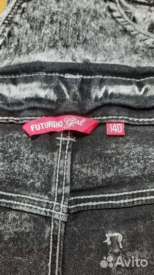 Джинсовый комбинезон для девочки