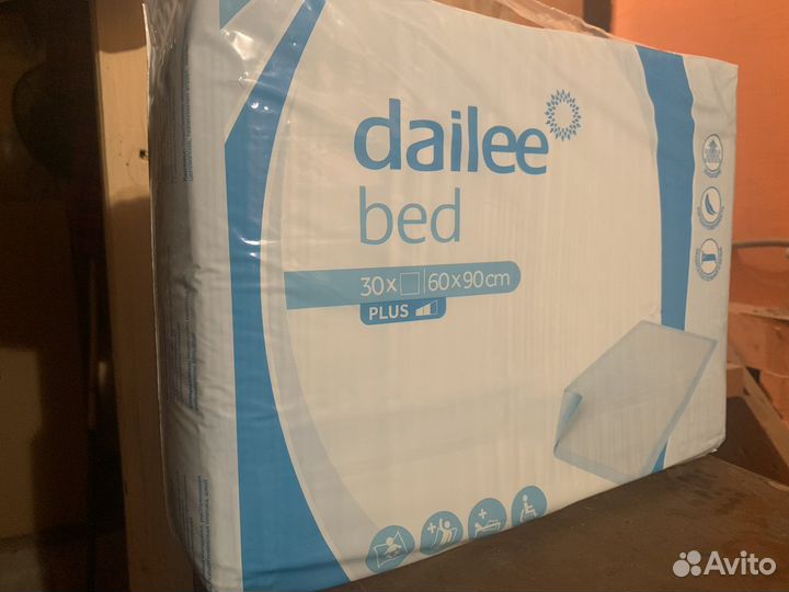 Пеленки одноразовые dailee 60x90, 30 шт