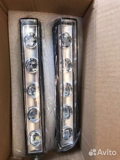 Ходовые огни в Мерседес G class хром
