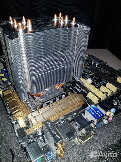 Материнская плата asus z87PRO + 4770k + память 8GB