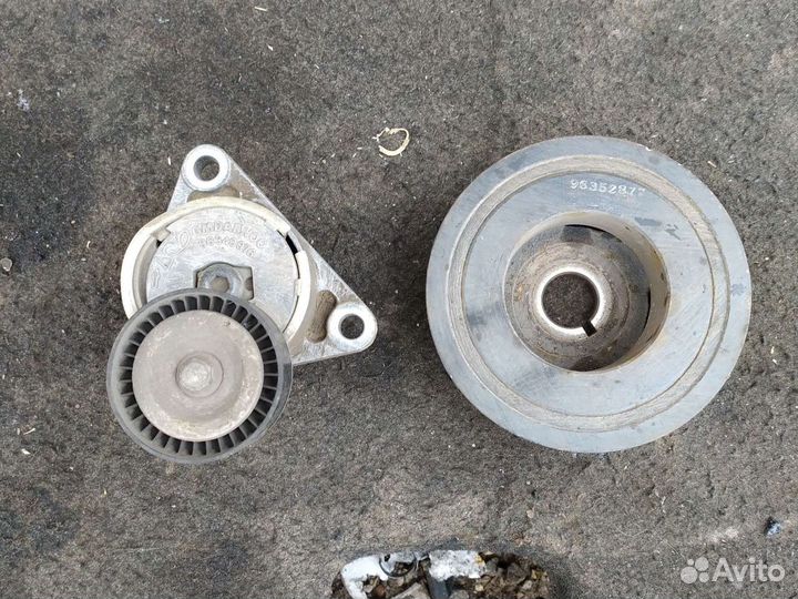 Шкив коленвала chevrolet aveo t200 1.4