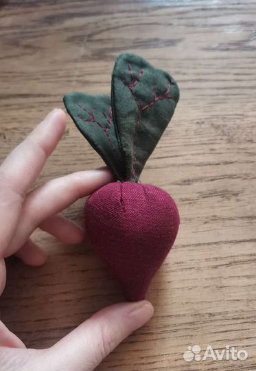 Игрушечные овощи ручной работы