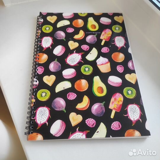 Папка регистратор, с файлами, тетрадь на кольцах