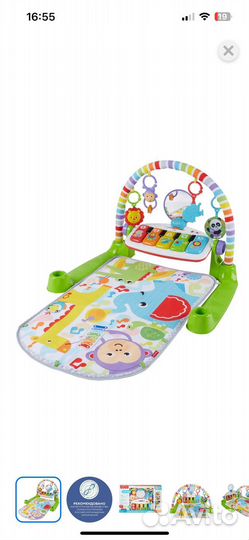 Коврик пианино Fisher price пианино