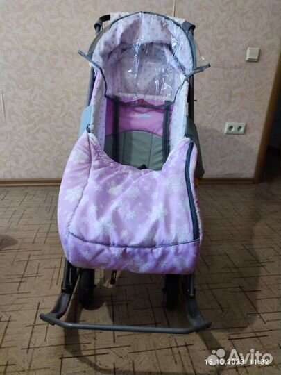 Санки коляска ника