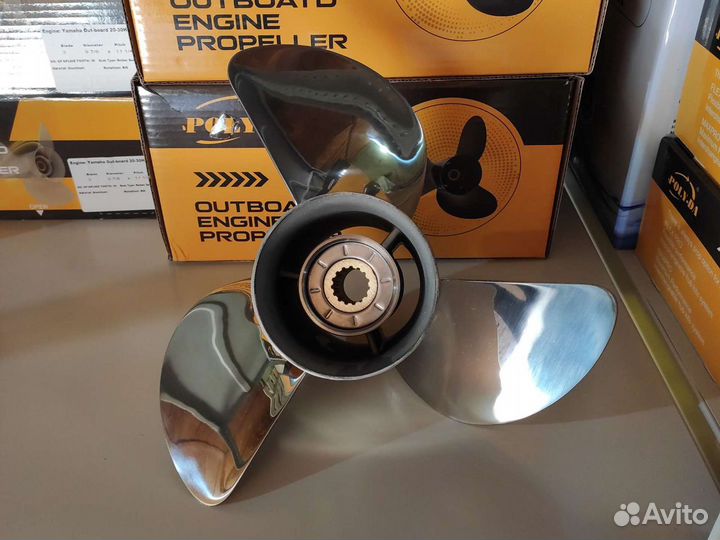 Винт гребной Yamaha 60-140 hp, шаг 19, сталь