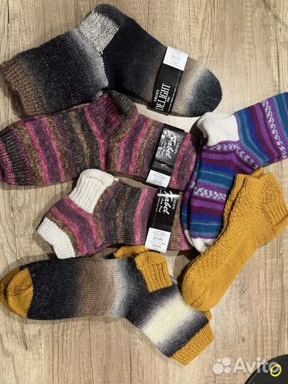 Вязанные носки ручной работы