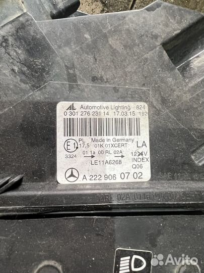 Фара левая mercedes w222 оригинал
