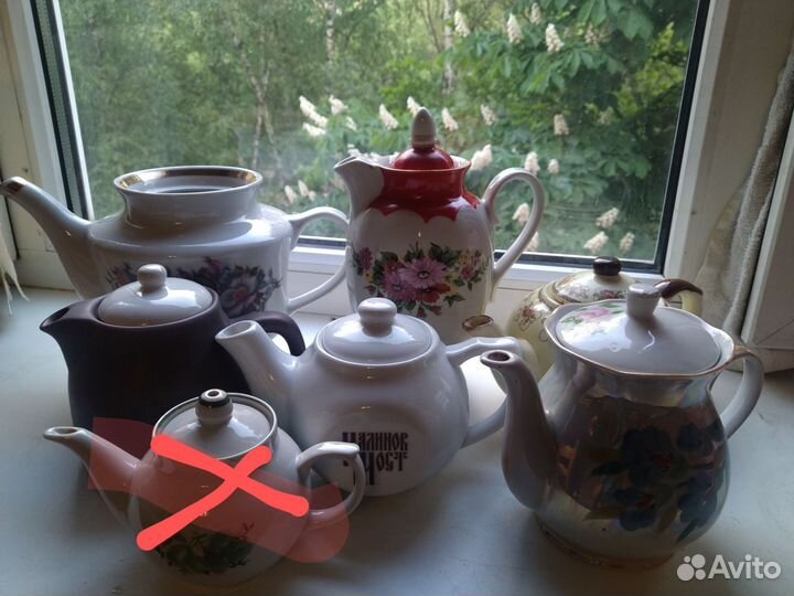 Чайники заварочные, молочники СССР