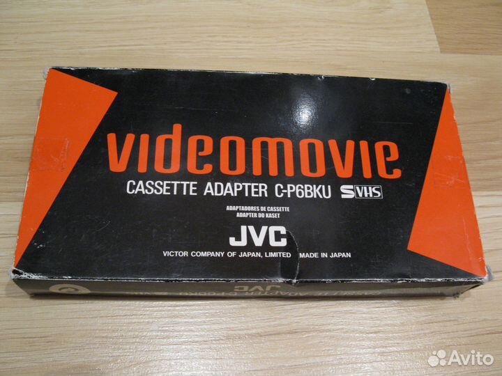 VHS адаптер jvc c-p7u