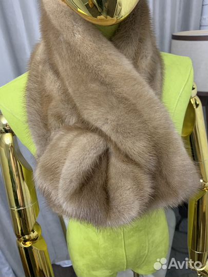 Норковый шарф 