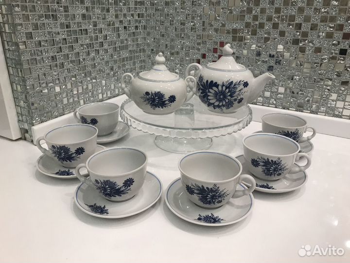 Чайный сервиз фарфор СССР