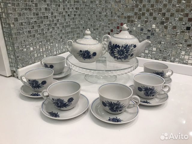 Чайный сервиз фарфор СССР