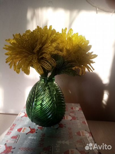 Букет цветов из бисера