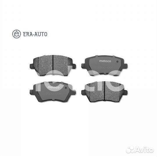 Metaco 3000-006 Колодки тормозные передние к-кт