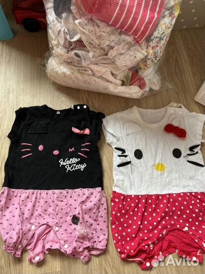 Огромный пакет одежды для девочки