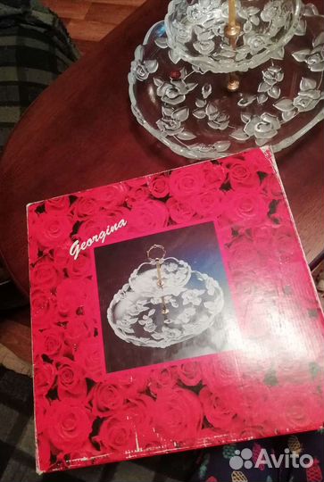 Ваза двухярусная для фруктов