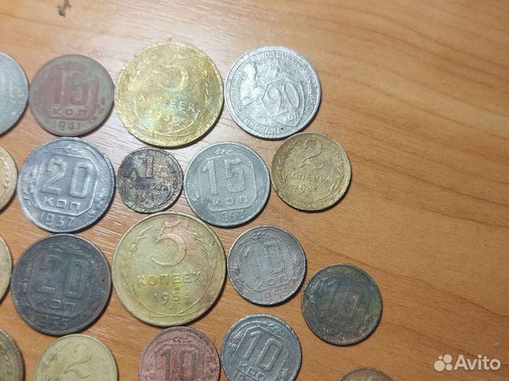 Монеты раннего СССР (лот)