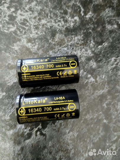 Аккумулятор CR123A (16340) новый