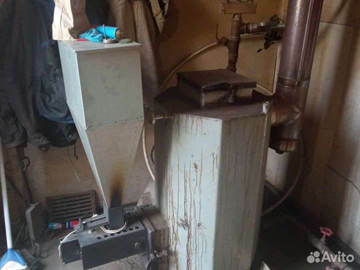 Твердотопливный котел длительного горения бу