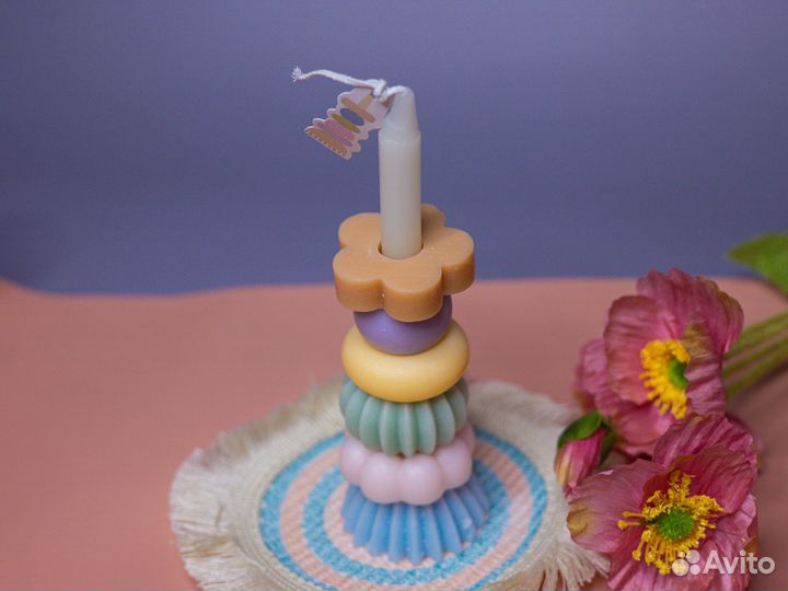 Новая Свеча пирамида конструктор 16 см