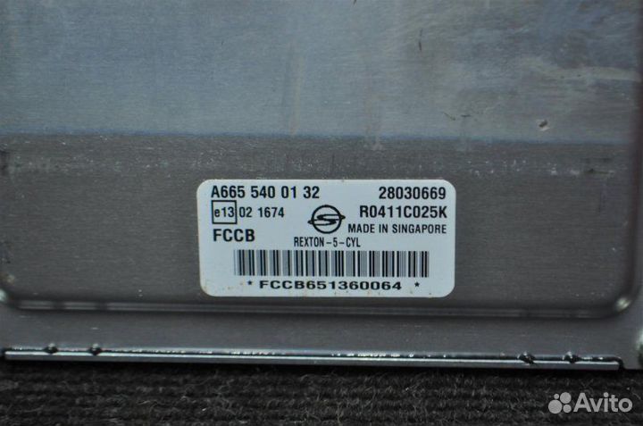 Блок управления двс Ssangyong Rexton GAB D27DT