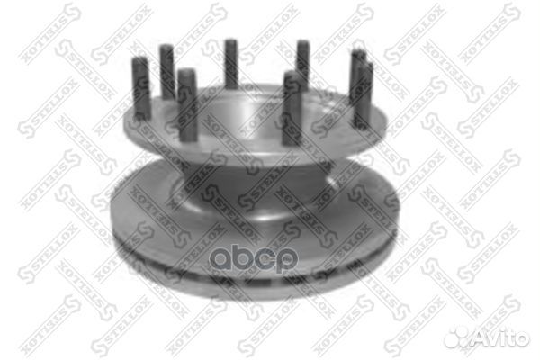 Диск торм. 1шт. 377x151.3x45x225 iveco Stellox 271