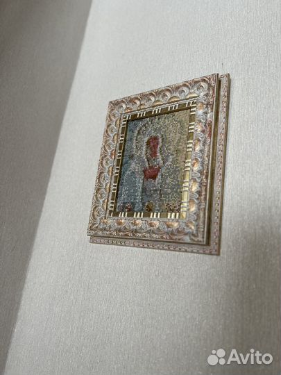 Икона богоматерь матовый пластик