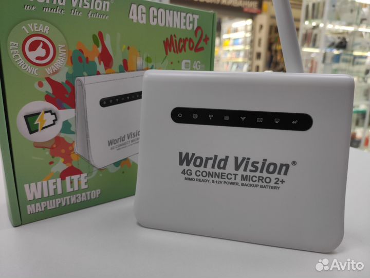 WiFi роутер с сим World Vision 4G connect micro2 +