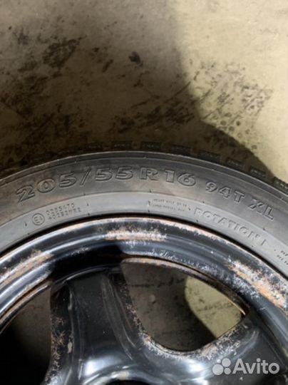 205/55 R16 Nokian Nordman 7 Зима Штампованные R16 pсd:4x100 ет:39 DIA:60.1