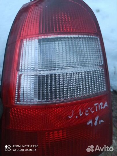 Opel Vectra B (универсал) фонарь левый оригинал