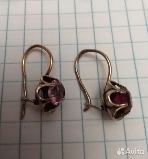 Серьги, клипсы потеряшки серебро