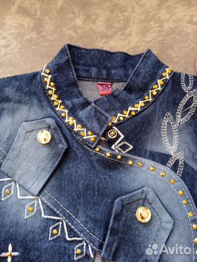 Жилетка джинсовая