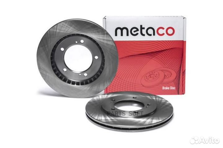 Metaco 3050-109 Диск тормозной передний вентилируе