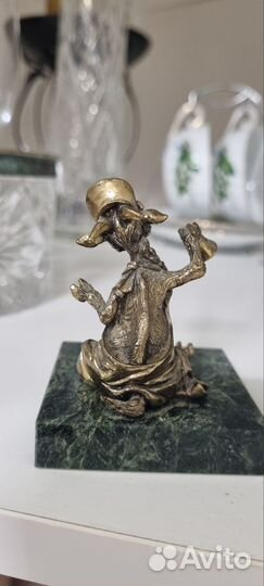 Бронзовая статуэтка коза