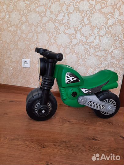 Детский мотоцикл беговел Полесье