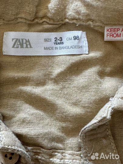 Рубашка и шорты Zara