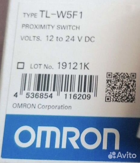 Плоский датчик приближения omron TL-W