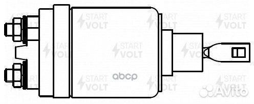 Реле втягивающее стартера для а/м Лада 2108-099