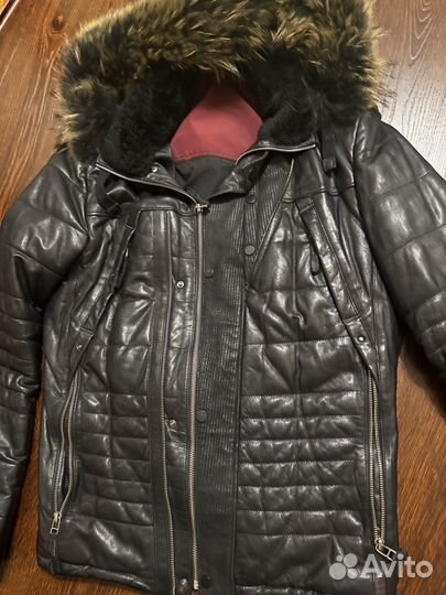 Фирменная кожанная куртка